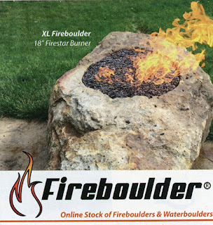 preecast fire boulder