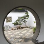 Wall Detail with Inner Courtyard Garden