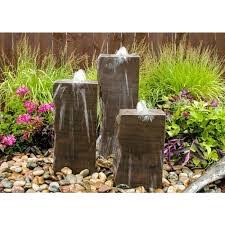 basalt column fountain