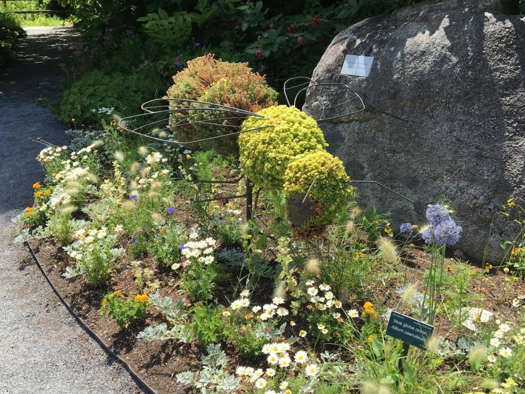 Honeybee Topiary Sculpture Coastal Maine Gardens