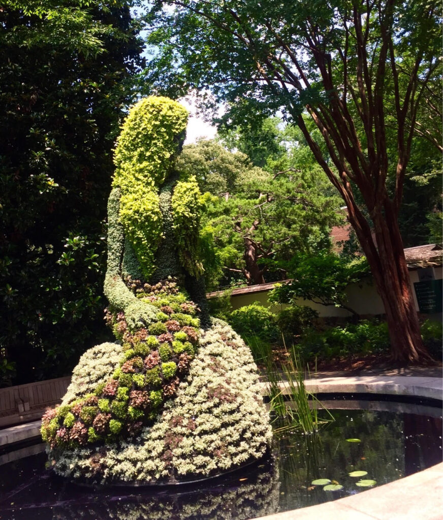 Giant Mermaid Topiary