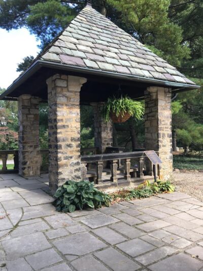 pretty garden house Stan Hywet Gardens
