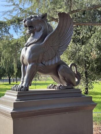 Griffin Statue at Stanford