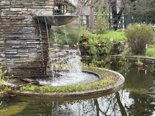 Fountain in the gardens