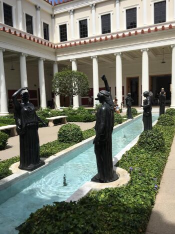 Goddess Fountain at the Getty Villa