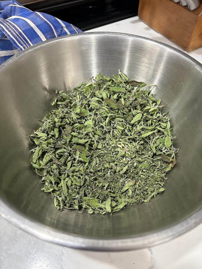 Dried Herbs from the Microwave