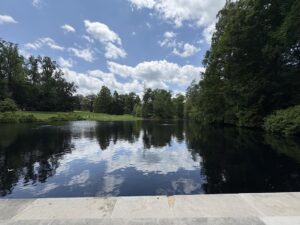 Central Lake and lawns in Longwood Gardens
