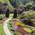 Large Annual Flower Beds with Primary and Secondary Colors