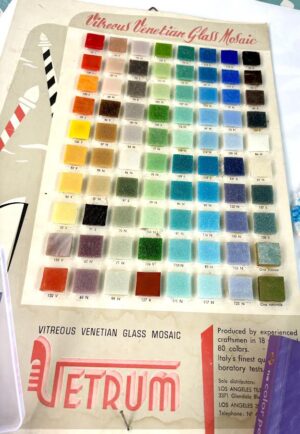 Venetian Glass Tile - color spectrum