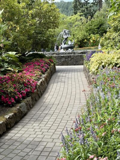 Dragon Fountain at Butchart Gardens