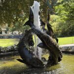 Sturgeon Fountain at Butchart Gardens