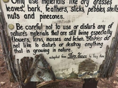 fairy village sign