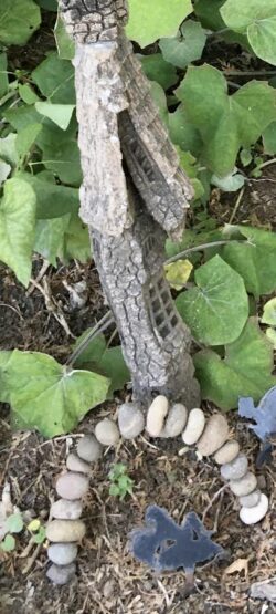 strawberry fairy house