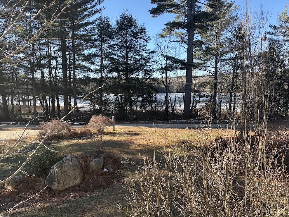 New Hampshire in Winter - view of pond