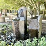 Drilled column Fountain at the Oregon Garden