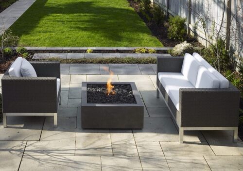 Prefab. Fire Pit and Couch Set Up