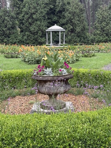 Urn planter in Formal Garden Spokane