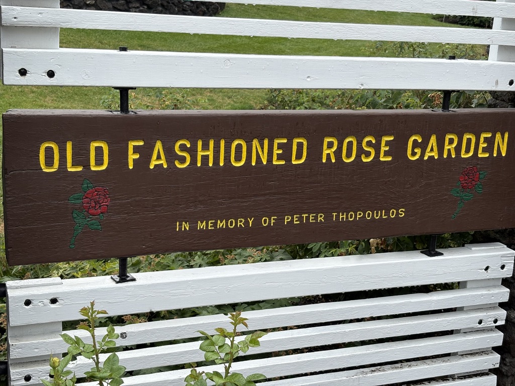 Rose garden Sign in Spokane