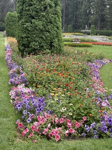 Duncan Garden flower beds Spokane