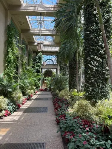 Conservatory hall at Longwood Gardens
