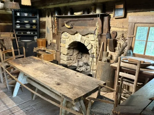 Twain Cabin. Travel Time
