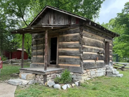 Log Cabin of the Appalachia. Travel Time