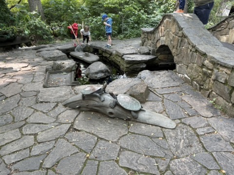 Fishing time at Winterthur