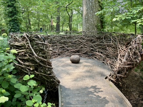 Huge Birds Nest with Eggs at Winterthur