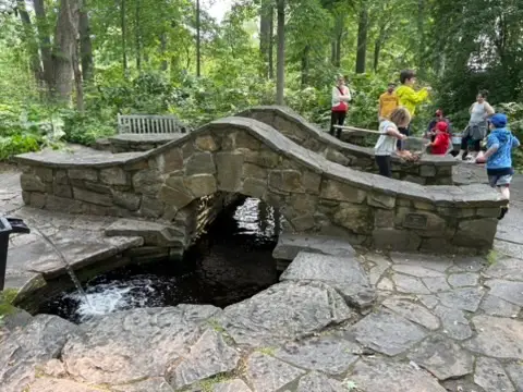 Fun water play at Winterthur