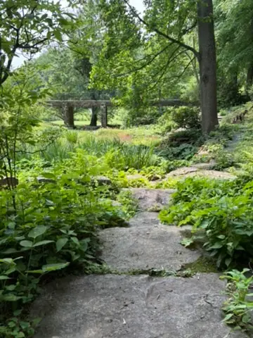 View 2 of Bridge and path in Winterthur