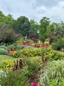 Color Beds at Will Rogers Garden