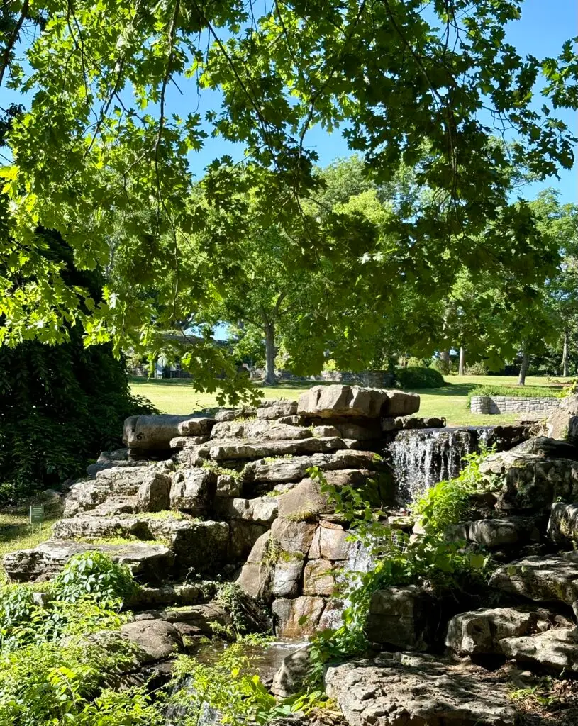 Boulders and Waterfall at Cheekwood